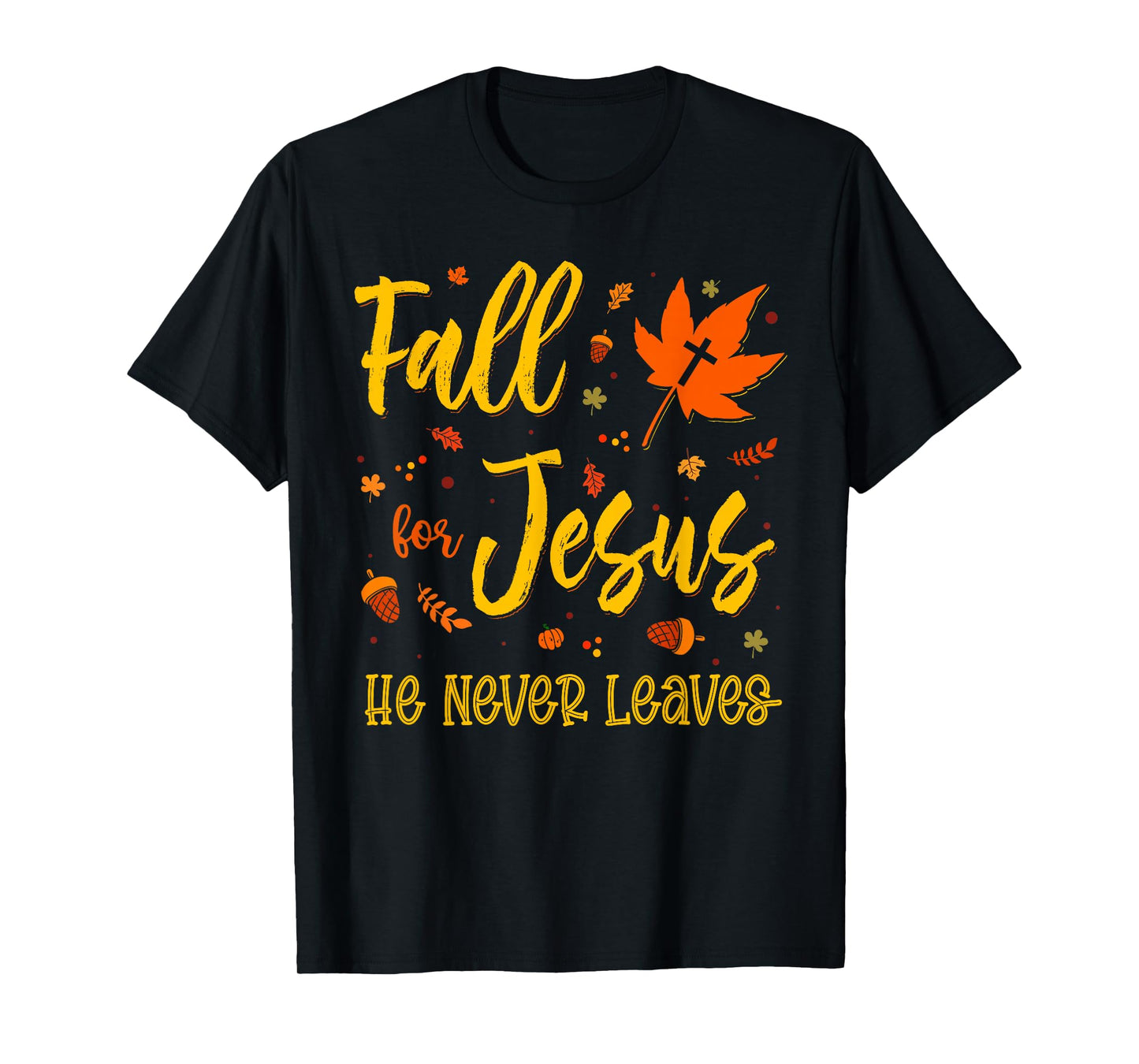 Christian Sayings Thanksgiving Halloween Jesus Religious T-Shirt