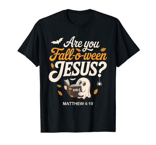 Retro Fall Religious Bible Matthew are You Fall-O-Ween Jesus T-Shirt