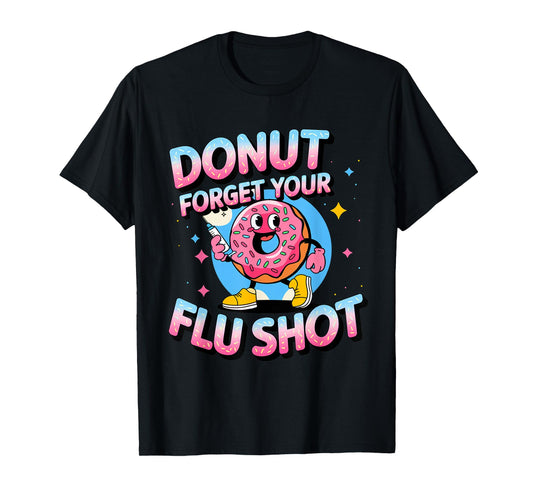 flu shot nurse medical funny nursing flu cold season taco T-Shirt