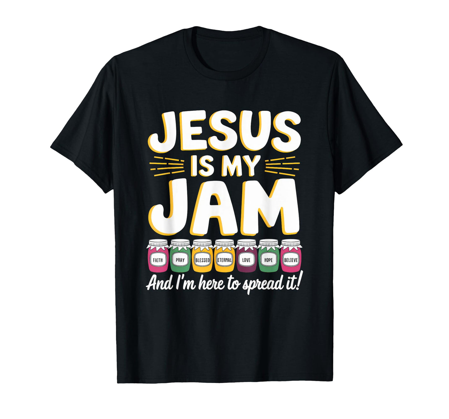 Jesus is My Jam Tshirt Men Women Christian Bible Verse T-Shirt