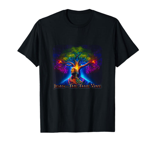 JESUS-THE TRUE VINE | Faith | Christian Scripture-John 15:5 T-Shirt