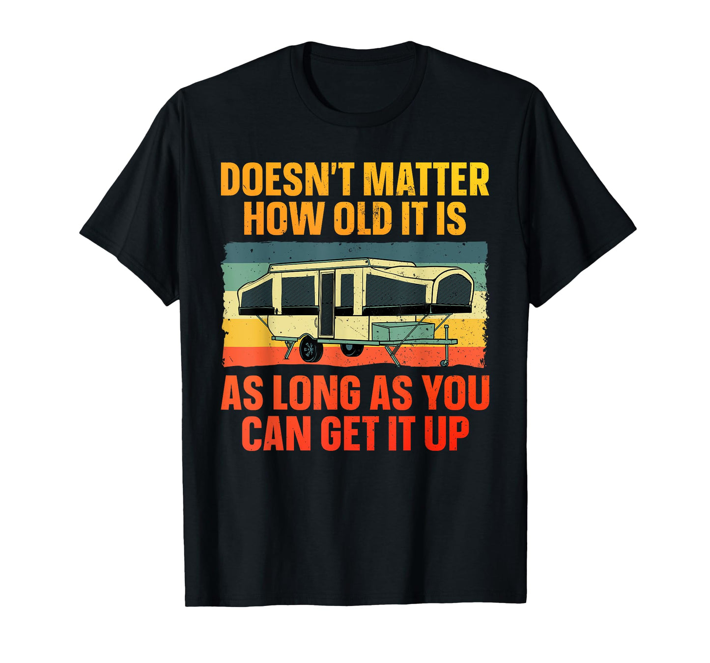 Best Pop Up Camper Art For Men Women Pop Up Trailer Camping T-Shirt