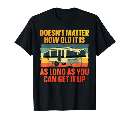 Best Pop Up Camper Art For Men Women Pop Up Trailer Camping T-Shirt