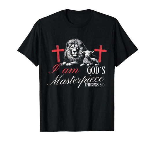 I AM GOD`S Masterpiece Christian Ephesians 2:20 T-Shirt