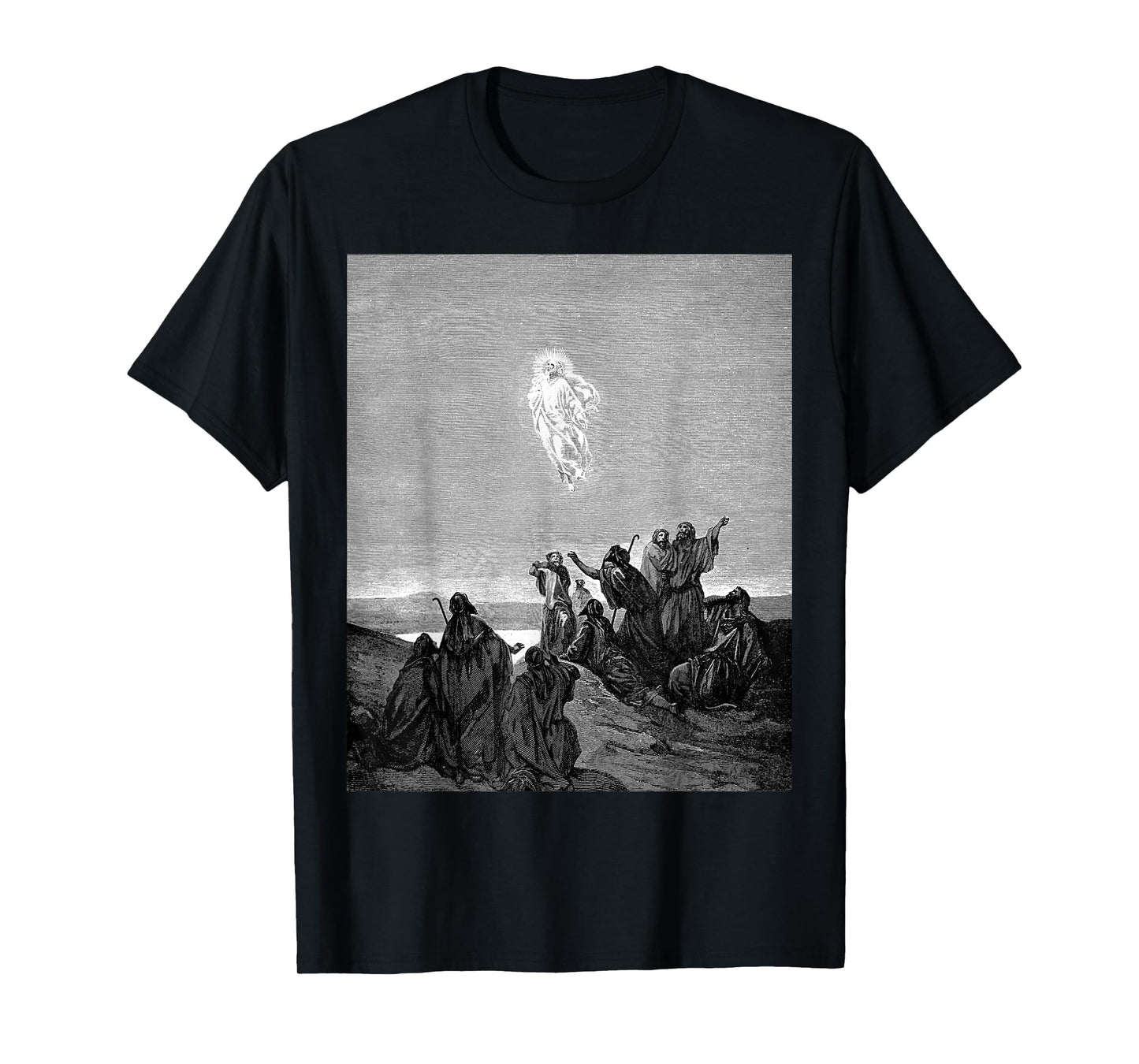 The Ascension of Christ Gustave Dore Religious Biblical Art T-Shirt