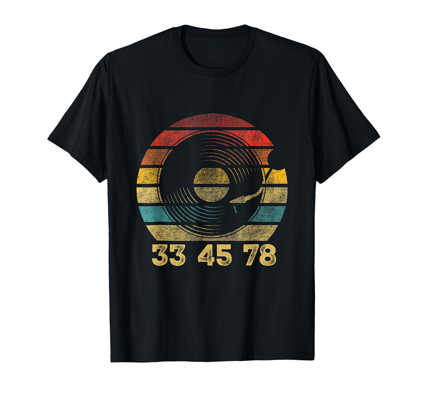 33 45 78 - Vinyl Records Music Lover Record Collector T-Shirt