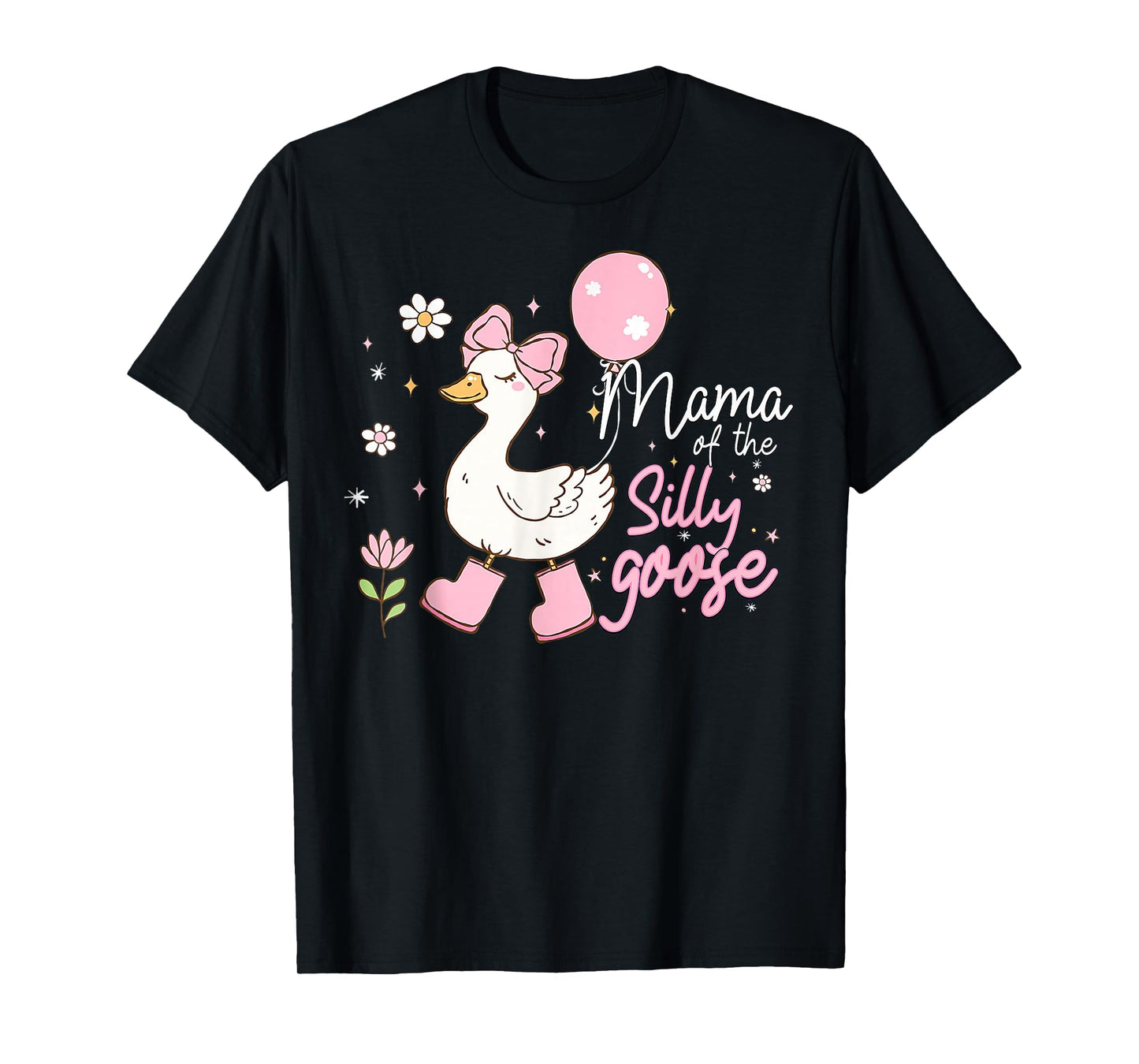 Mom of The Silly Goose Silly Goose Birthday Matching Family T-Shirt