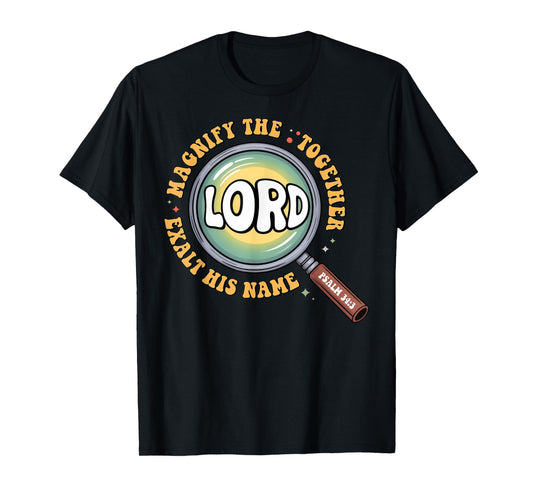 Magnify The Lord Bible Verse Magnified VBS 2025 Summer Camp T-Shirt