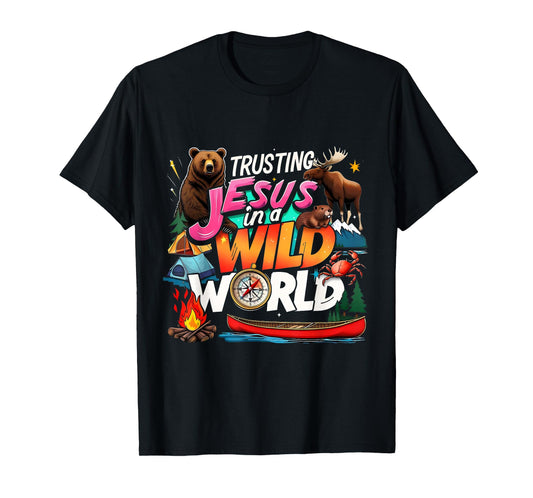 VBS 2025 Trusting Jesus Wild World Team Tee T-Shirt