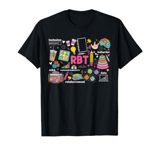 Registered Behavior Technician RBT Behavioral ABA Therapist T-Shirt