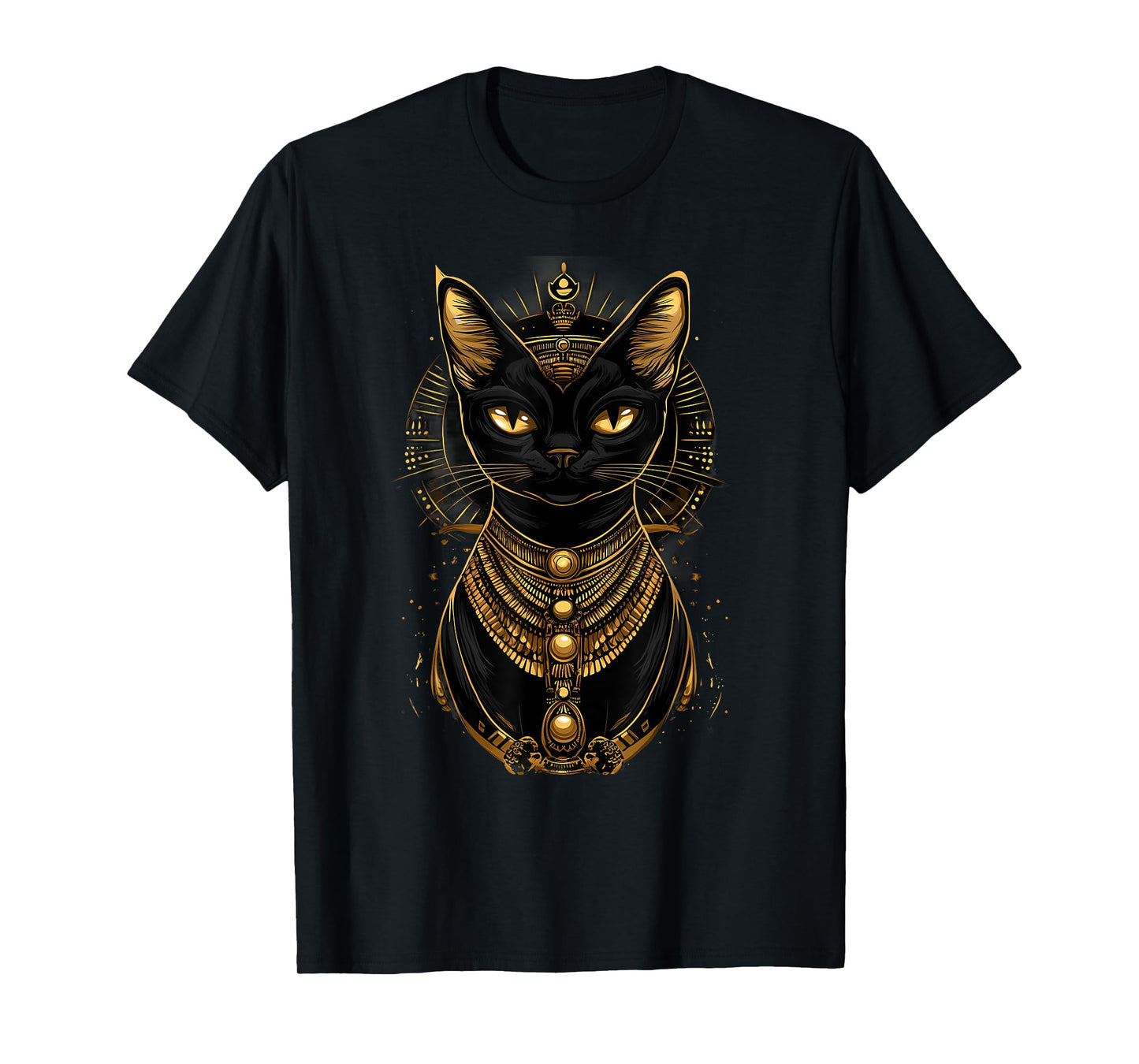 Ancient Egypt Egyptian God Tutankhamun Egyptology Bastet Cat Men Women Kids T-Shirt