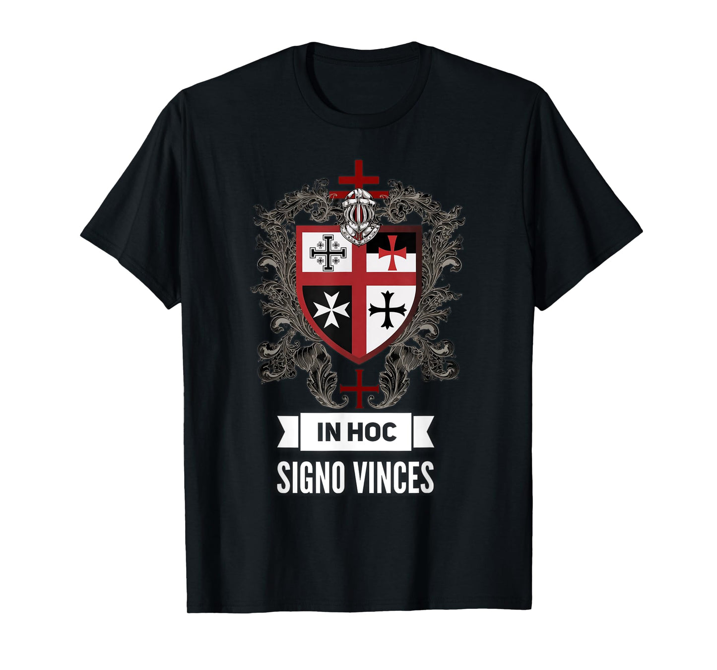 Catholic Knight Templar Crusader Cross Latin T-Shirt