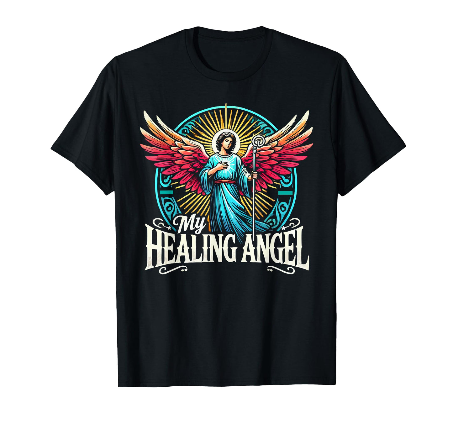 Archangel Raphael Catholic Christianity Guardian Angel T-Shirt