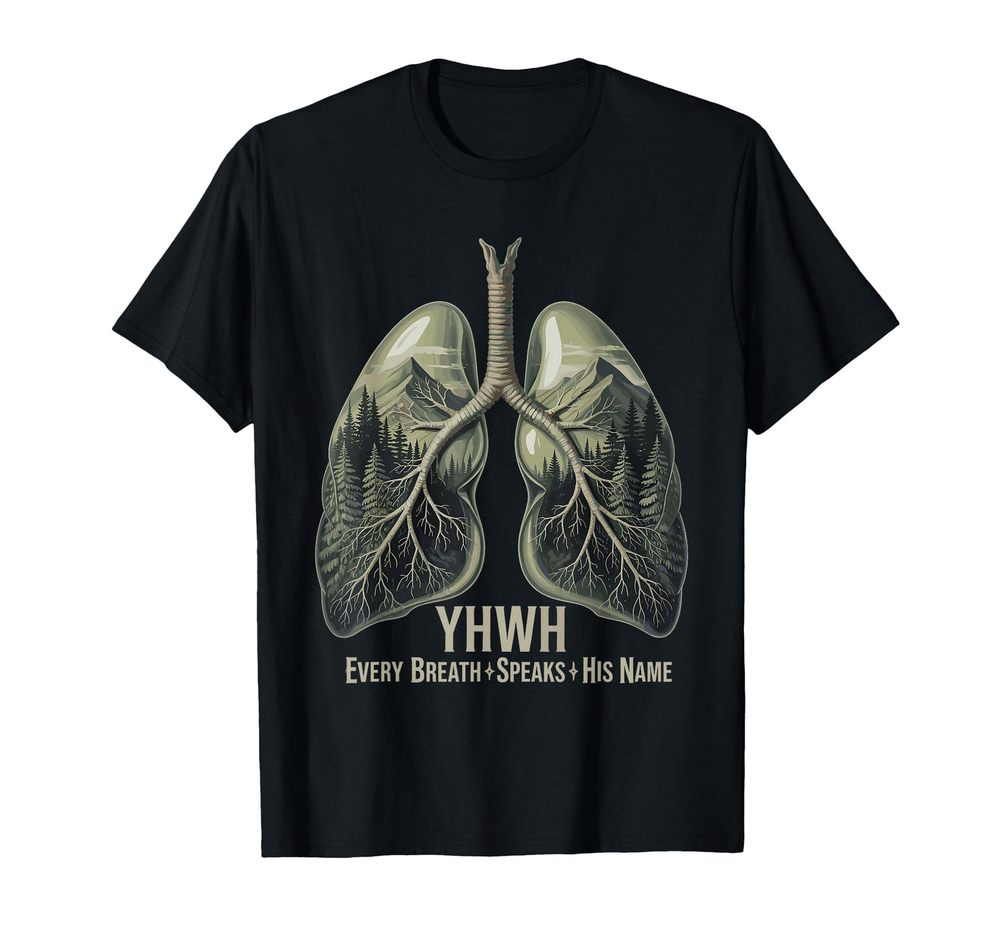 YHWH Every Breath Speaks His Name Yahweh T-Shirt