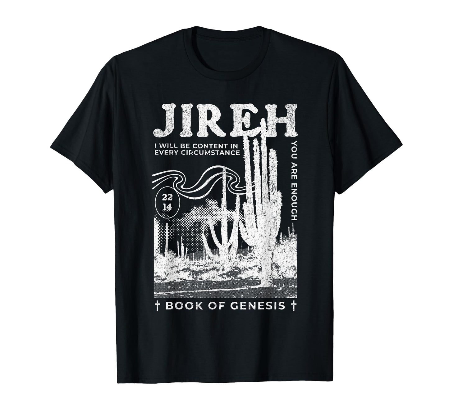 Jireh You Are Enough Boho Trendy Bible Verse Christian T-Shirt