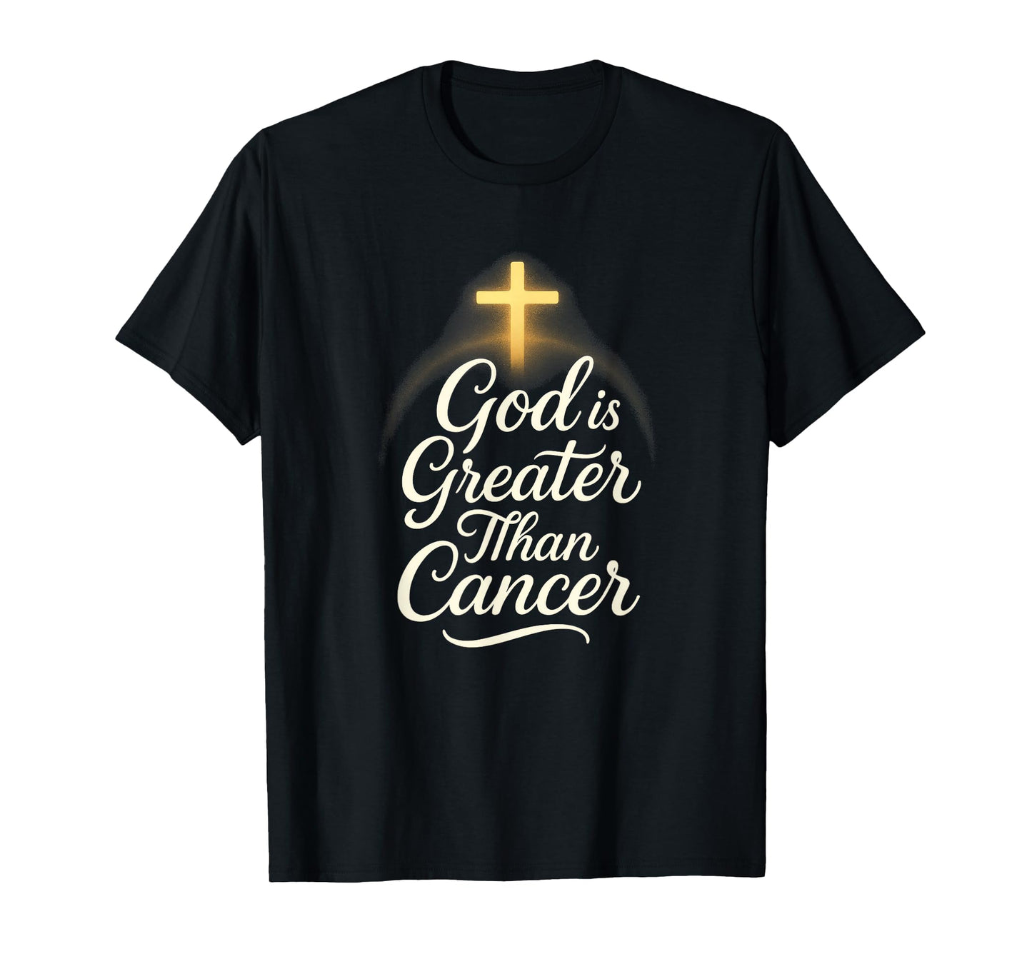 God is Greater Than Cancer - Strong Survivor Awareness T-Shirt