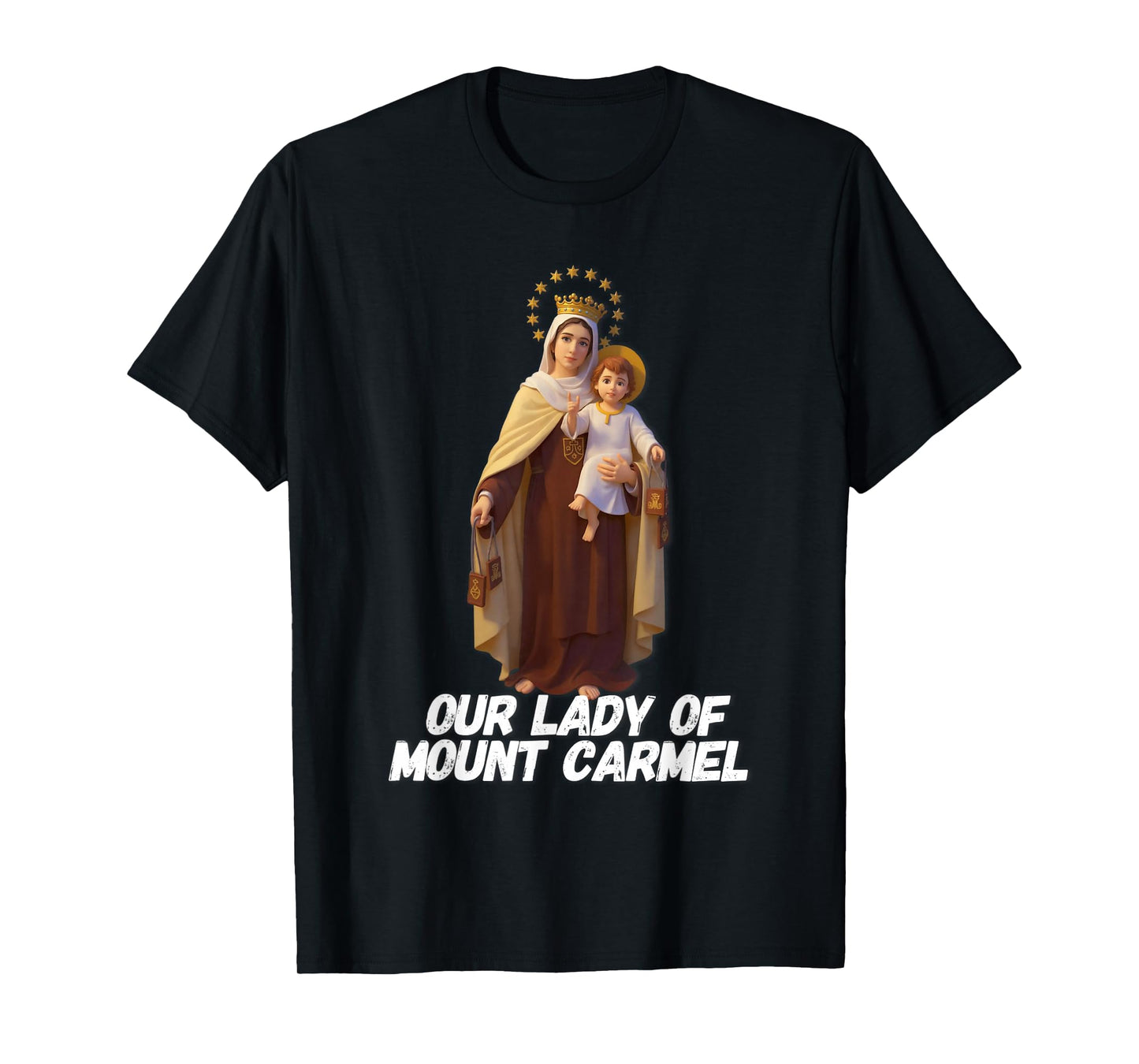 Our Lady of Mount Carmel Marian Catholic T-Shirt