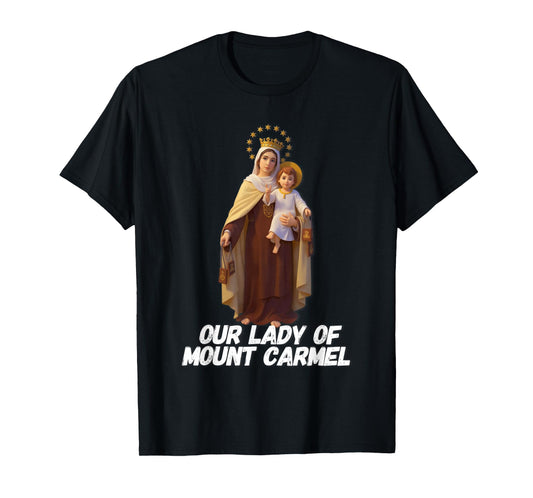 Our Lady of Mount Carmel Marian Catholic T-Shirt
