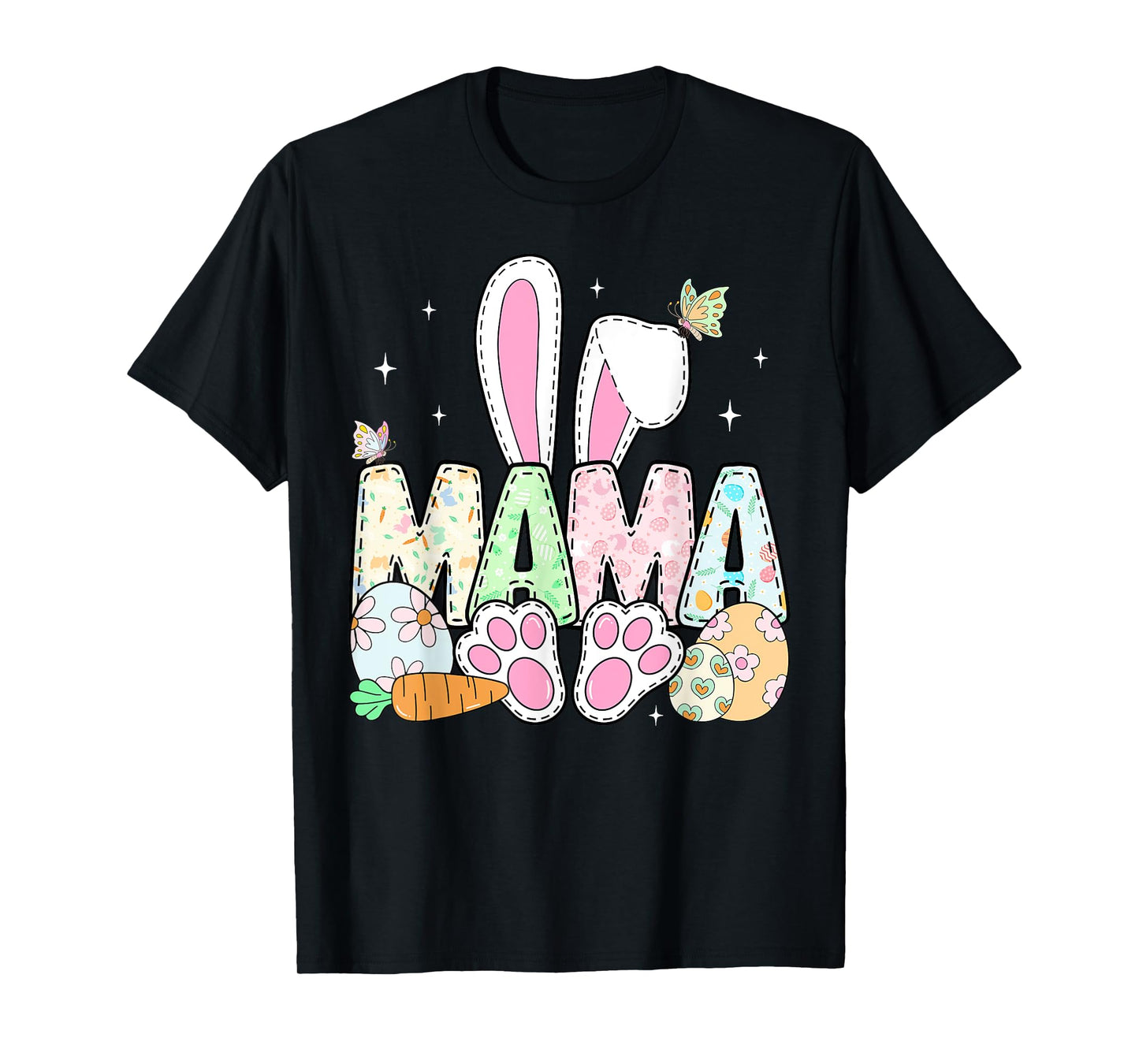 Easter Bunny Mama Spring Eggs Hunting Family Matching Easter T-Shirt