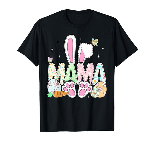 Easter Bunny Mama Spring Eggs Hunting Family Matching Easter T-Shirt