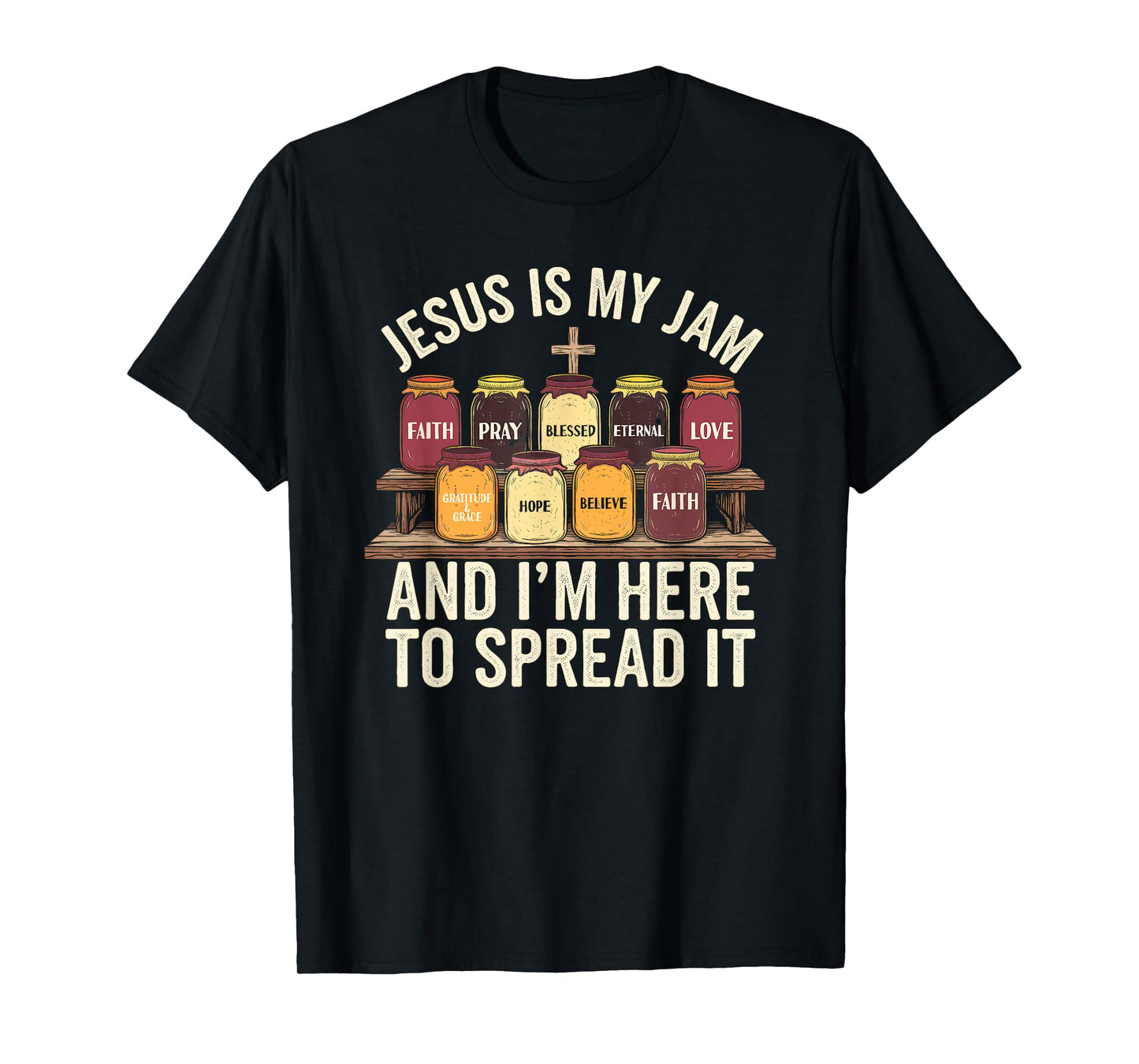 Jesus is My Jam Tshirt Men Women Christian Bible Verse T-Shirt