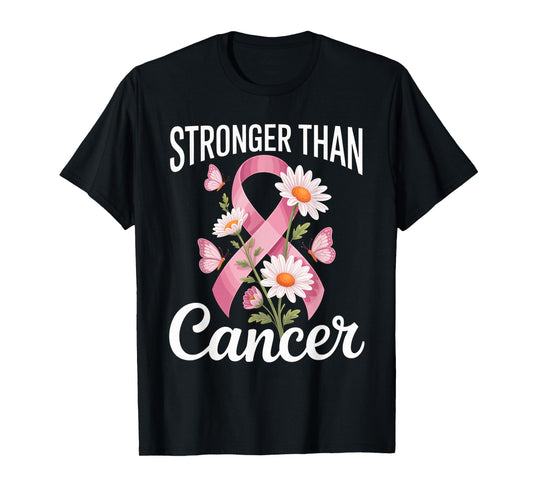 Pink Ribbon Breast Cancer Awareness Graphic T-Shirt
