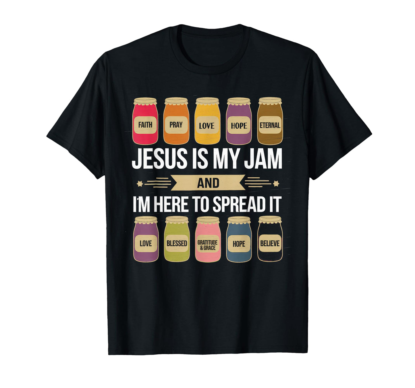 Jesus is My Jam Tshirt Men Women Christian Bible Verse T-Shirt