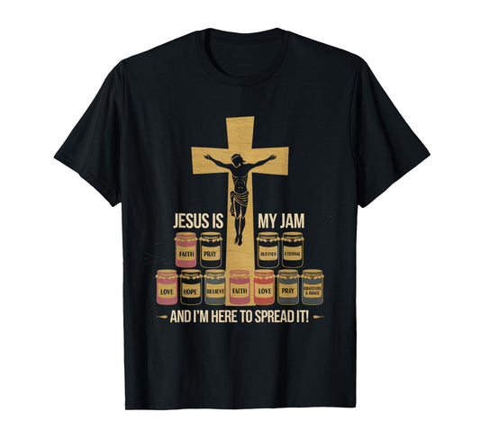 Jesus is My Jam Tshirt Men Women Christian Bible Verse T-Shirt