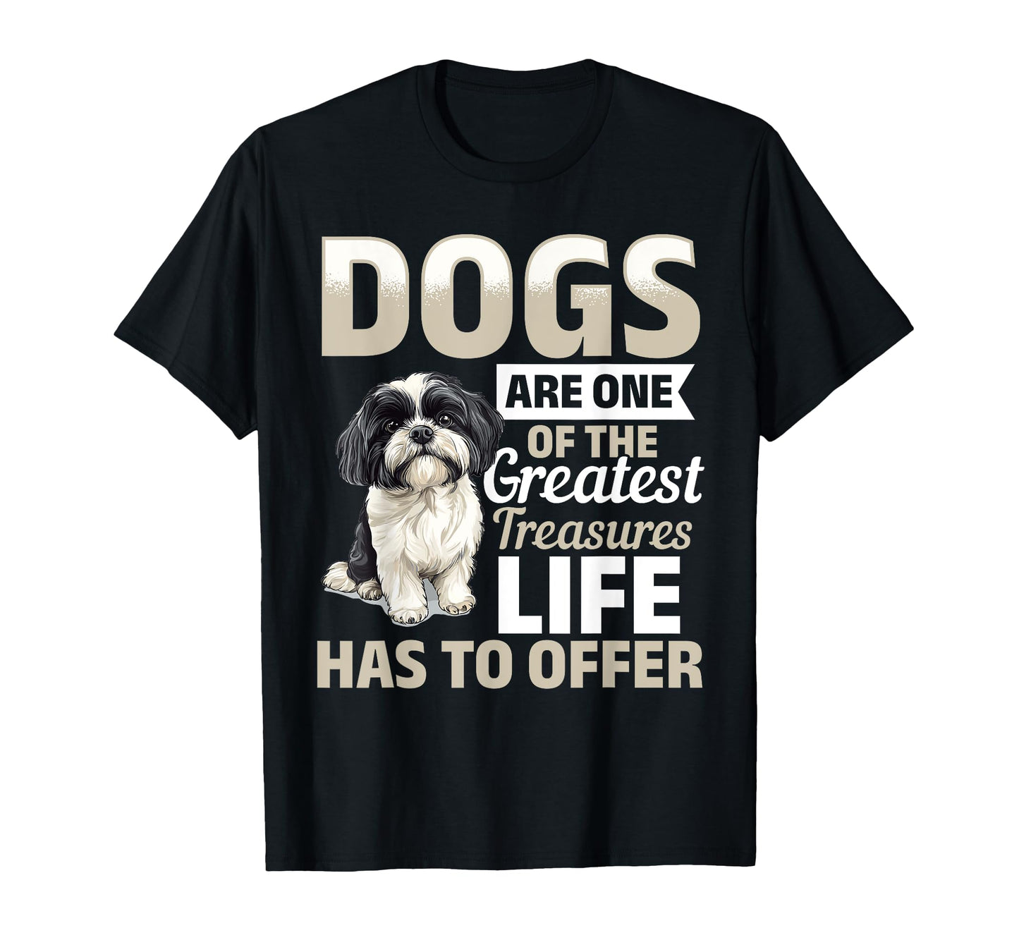 Shih Tzu Dog Owner T-Shirt for Men Women Kids