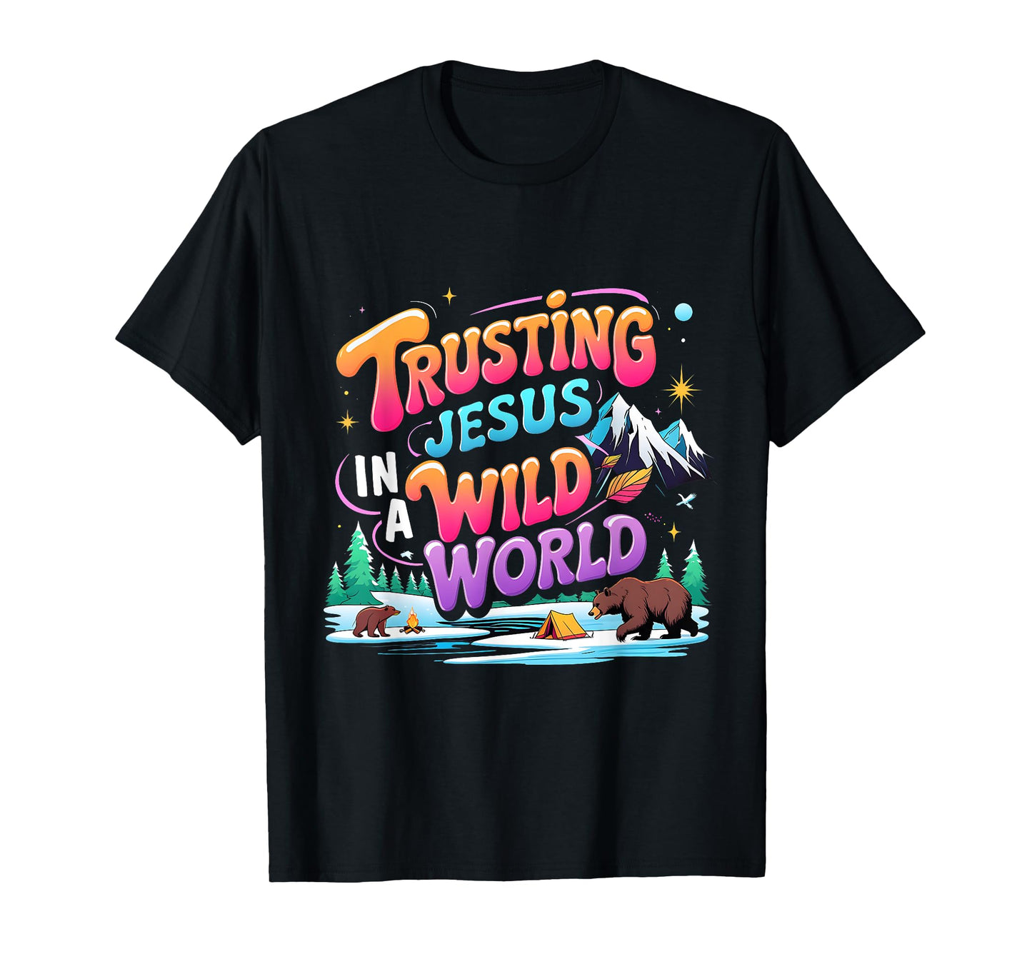 VBS 2025 Trusting Jesus Wild World Team Tee T-Shirt