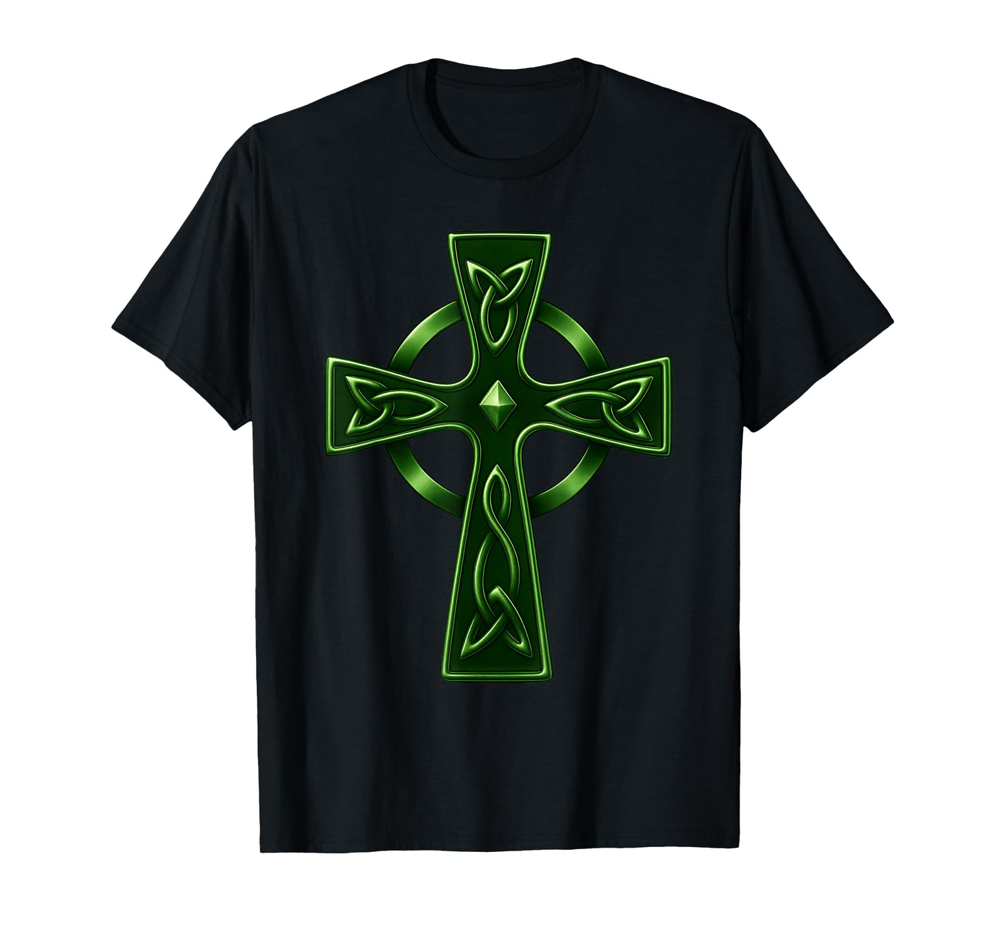 Irish Celtic Cross Knot - Nordic Catholic Christian T-Shirt