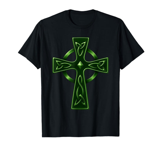 Irish Celtic Cross Knot - Nordic Catholic Christian T-Shirt