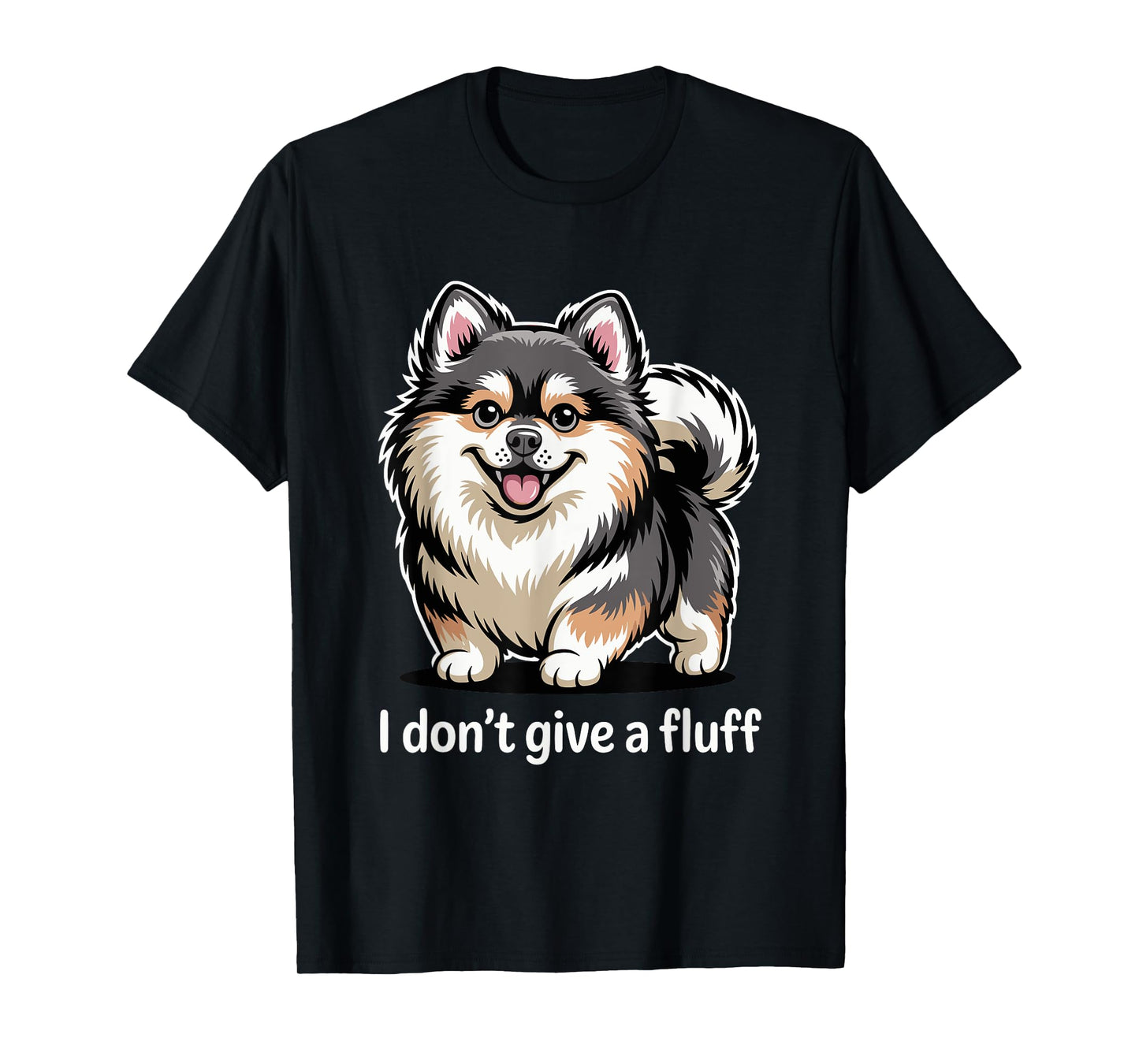 I Don’t Give A Fluff Funny Pomsky Dog Lovere Men Women Kids T-Shirt