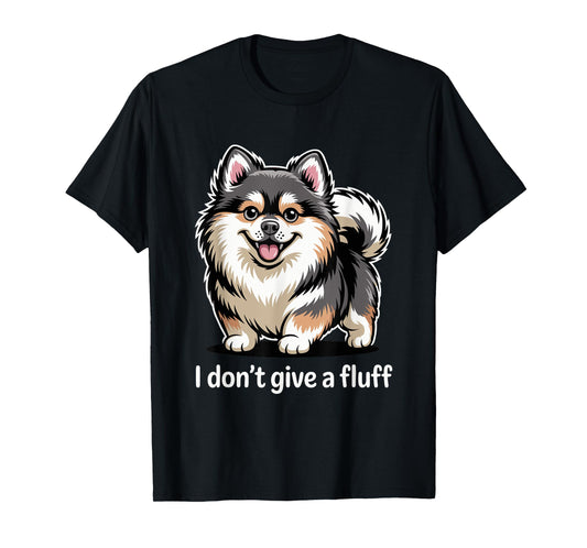 I Don’t Give A Fluff Funny Pomsky Dog Lovere Men Women Kids T-Shirt
