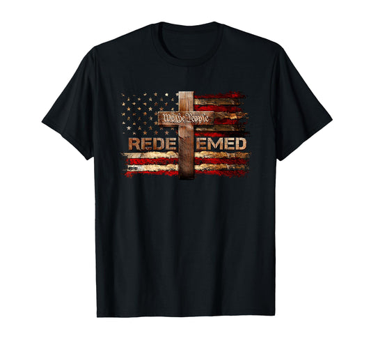 Redeemed Shirt, Jesus Shirts For Men, Cross Shirt, Christian T-Shirt