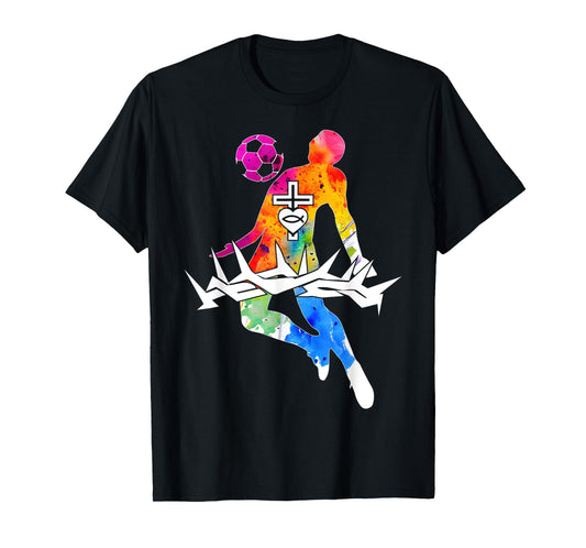 Religious Jesus Soccer Christian GOD Soccer T-Shirt