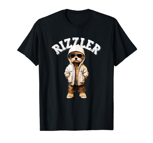 Rizzler Dog Funny W Rizz Meme Rizzler With The Rizz Teen T-Shirt for Men Women Kids