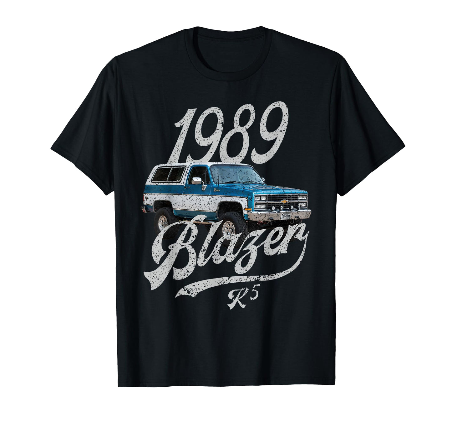 1989 k5 blazer Blue White T-Shirt