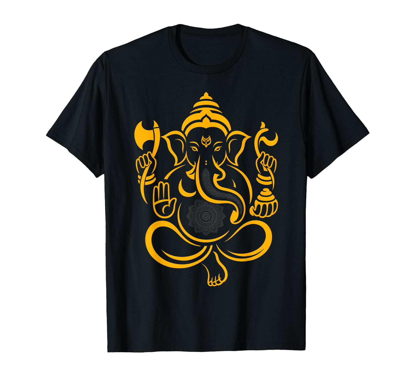 Hindu Ganesha Puja Elephant God India Meditation Yoga Murti T-Shirt