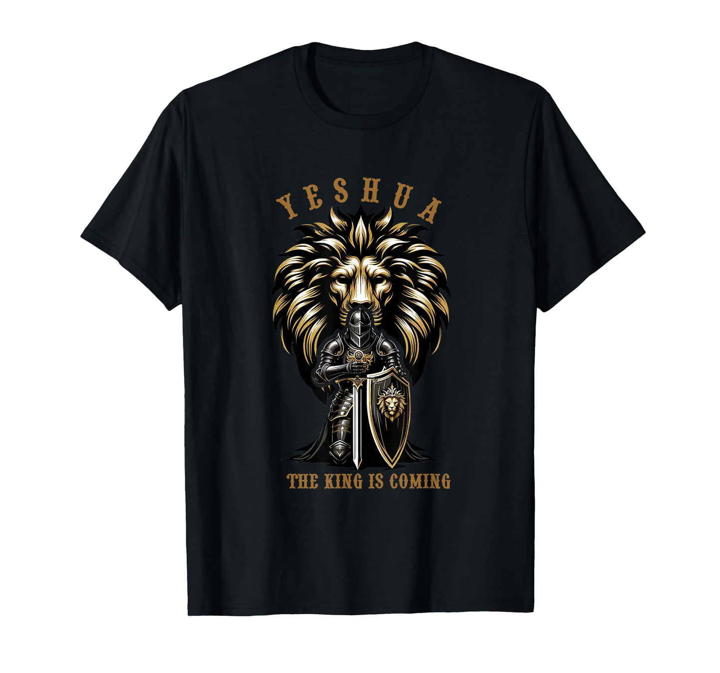 Yeshua The King Is Coming Jesus Christ Christian Verse Bible T-Shirt
