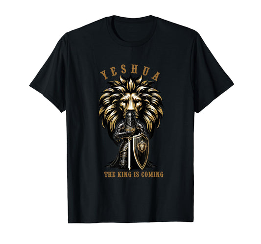 Yeshua The King Is Coming Jesus Christ Christian Verse Bible T-Shirt