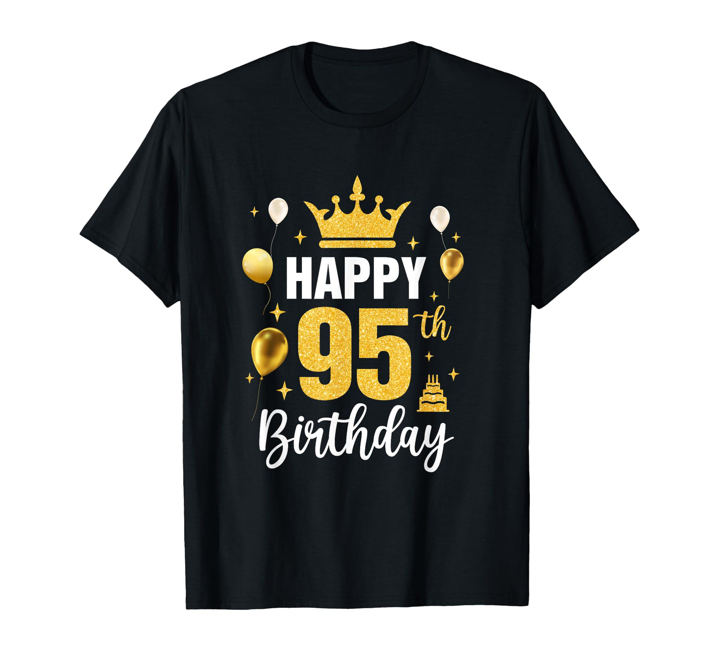 Happy 95Th Birthday Idea For 95 Years Old Man And Woman T-Shirt