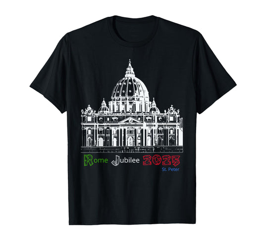 Rome Jubilee Pilgrims of Hope 2025, Vatican T-Shirt