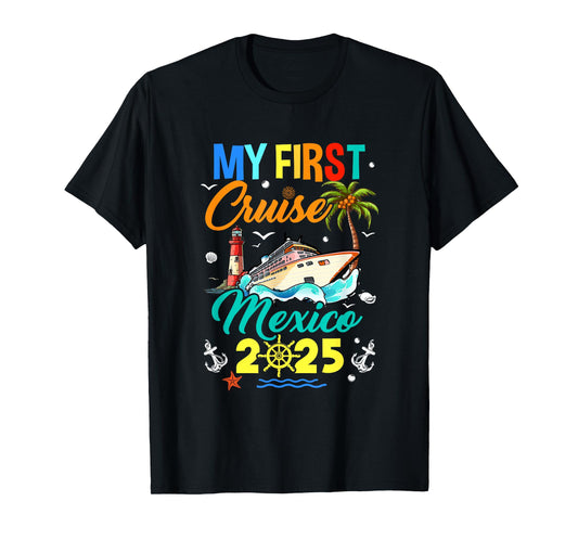 My First Cruise Mexico 2025 Family Matching Vacation Group T-Shirt