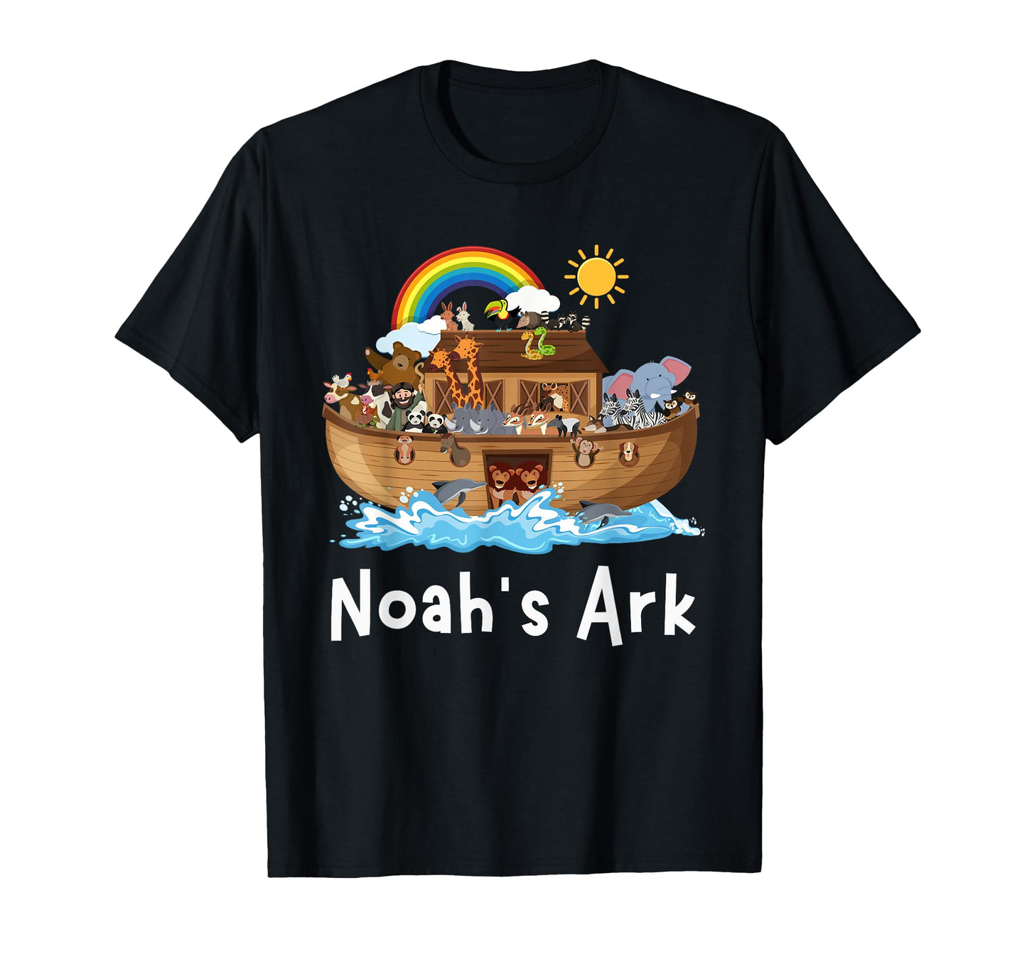 Girls Christian Faith Noah's Ark Sunday School Boy Student T-Shirt