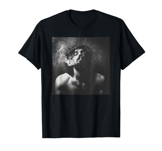 Cooler Jesus Christ Smokes, Resistance, Rebellious Jesus T-Shirt