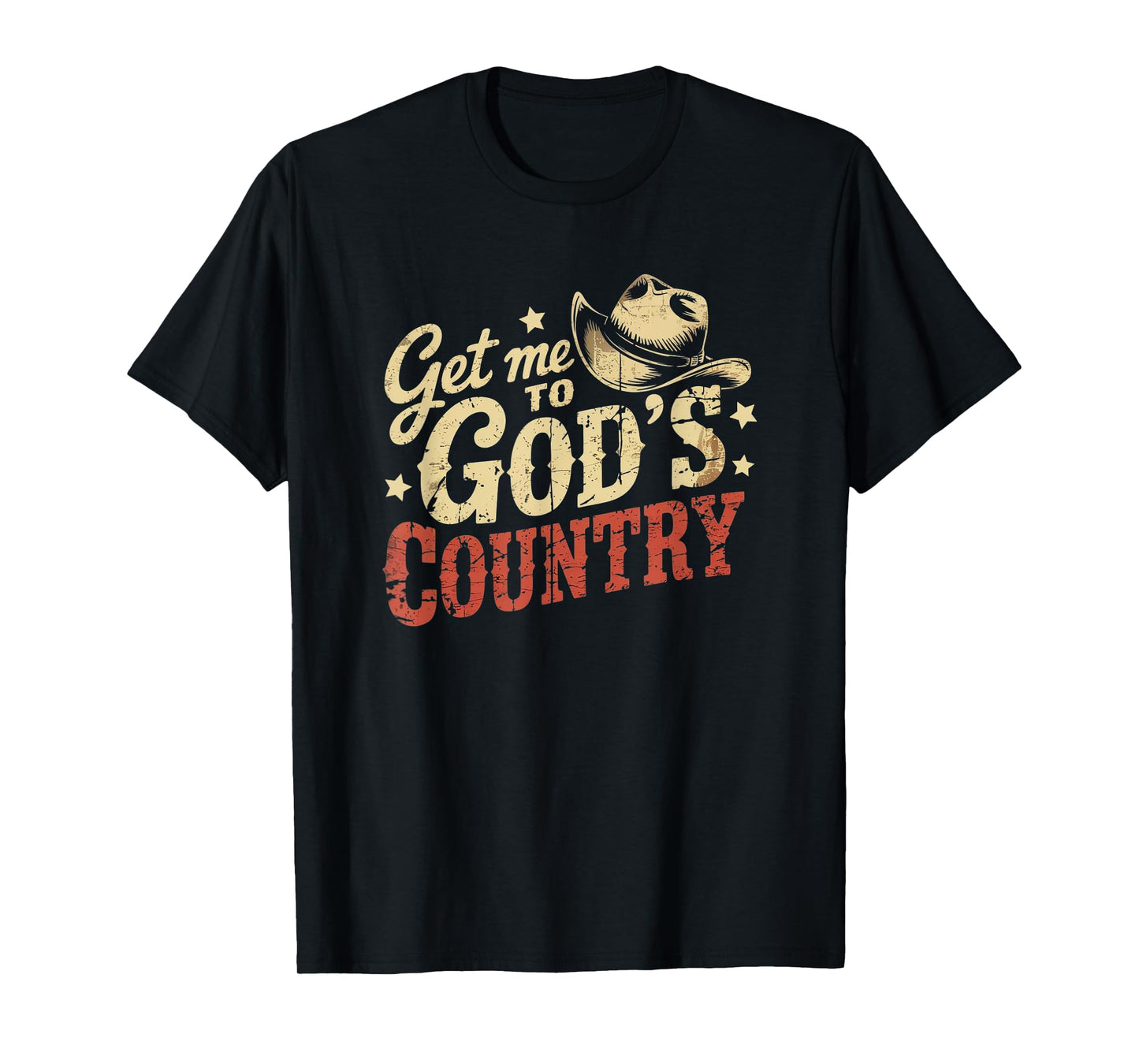 Get Me To God’s Country Retro Faith T-Shirt