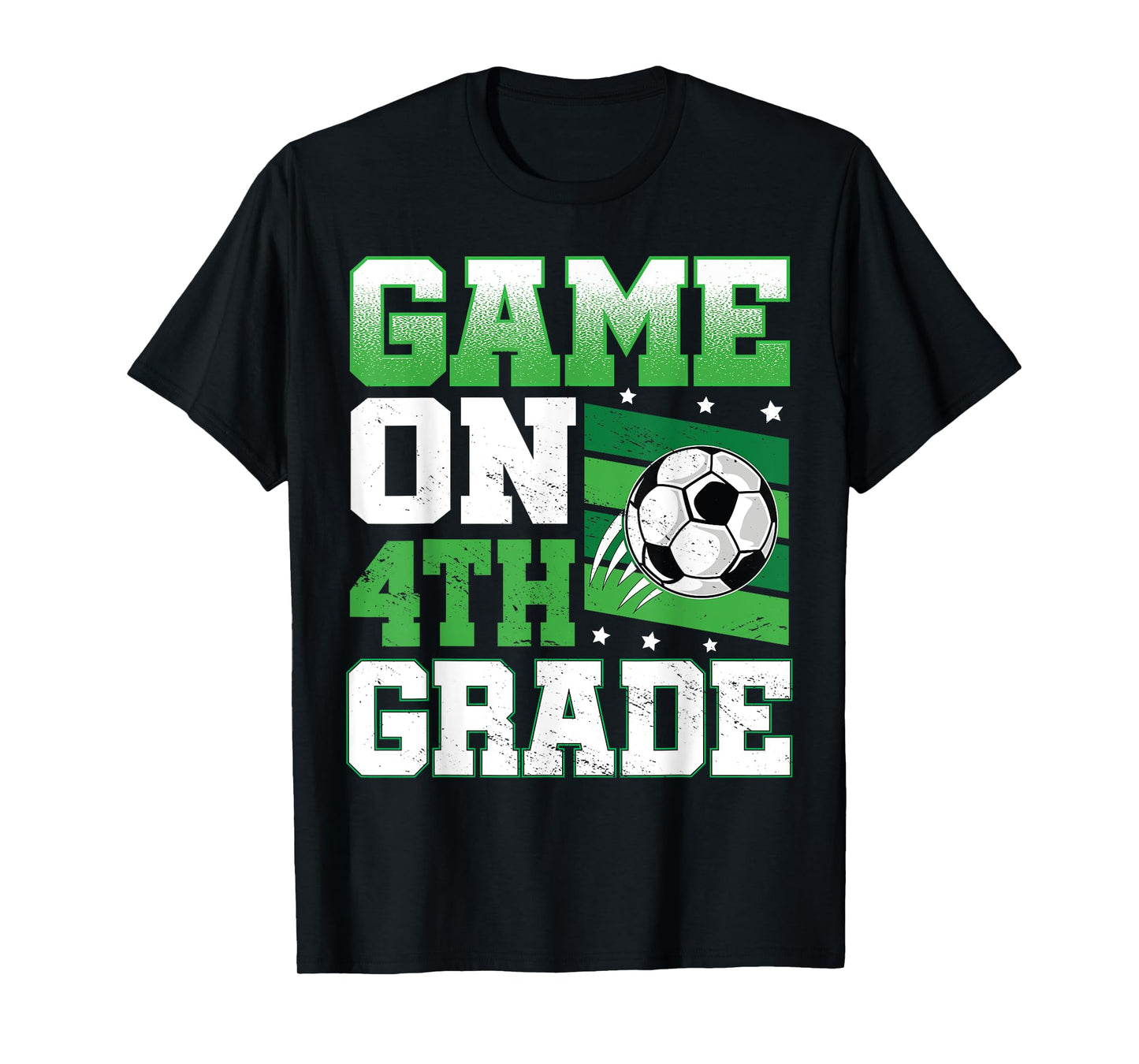 Soccer Game On 4th Grade Back To School Cute Sports Boys T-Shirt