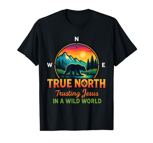 True North Trusting Jesus In A Wild World VBS 2025 Kids T-Shirt