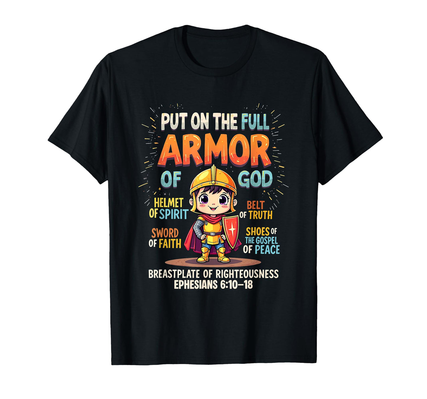 Jesus Armor Of God Christian Cute Baby Boy Toddler T-Shirt